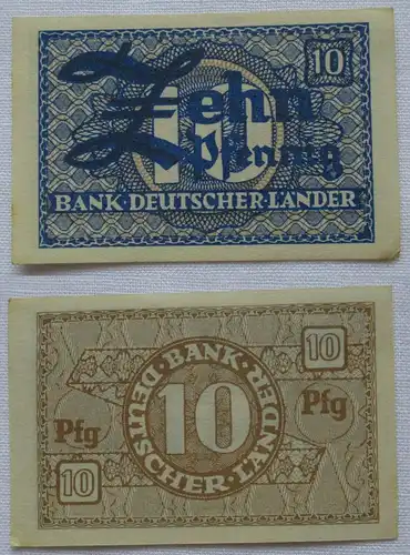 10 Pfennig Banknote Bank Deutscher Länder Rosenberg Nr. 250 (118585)