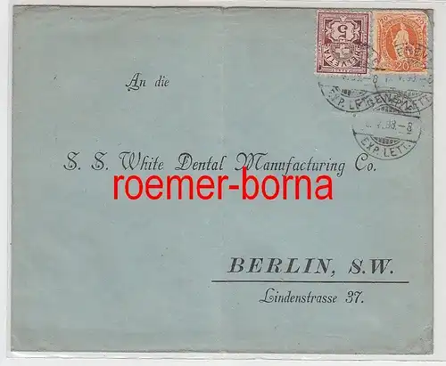 83226 seltener Brief Schweiz nach Berlin 5.5.1898