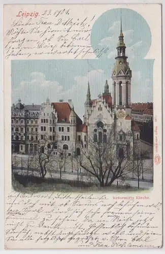 99403 Ak Leipzig - Reformirte Kirche 1901