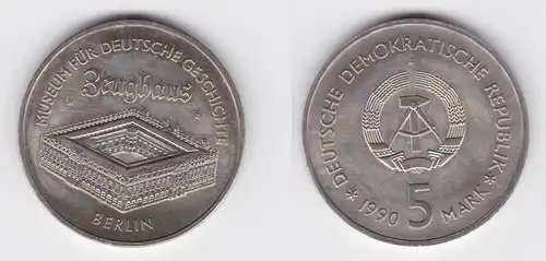 DDR Gedenk Münze 5 Mark Berlin Zeughaus 1990 (145569)