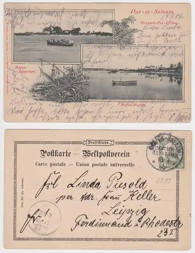 901942 Ak Dar es Salaam Deutsch Ostafrika DOA Tansania Stempel Dar es Salam 1905