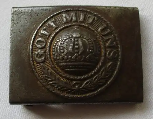 Original Koppelschloss, Preußen - Kaiserreich, "Gott mit uns" , Eisen (141514)