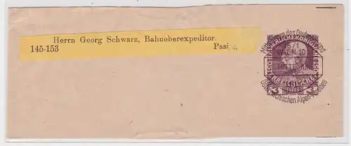 58694 Ganzsachen-Zeitungsschleife des Deutsch-Österr. Alpenverein 3 Heller