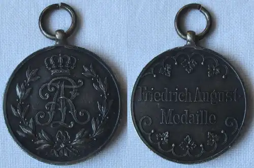 Sachsen Friedrich August Medaille Silber (152479)