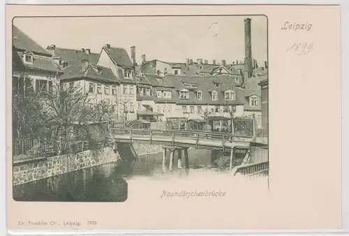903135 AkLeipzig Naundörfchenbrücke 1899