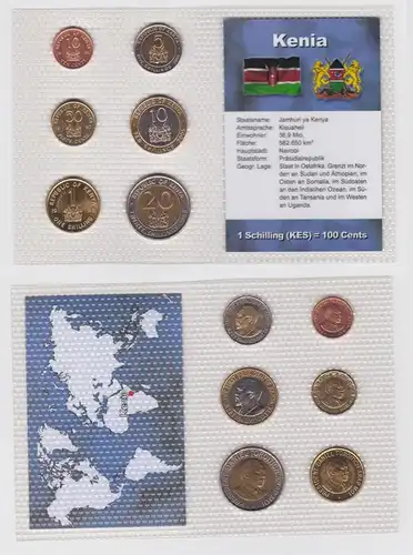 Kursmünzsatz KMS 6 Münzen Gambia Stgl. im Blister (137994)