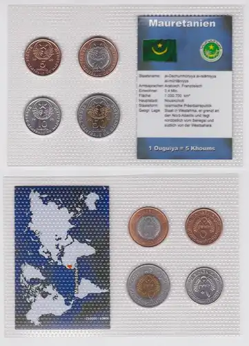 Kursmünzsatz KMS 6 Münzen Eritrea Stgl. im Blister (136073)
