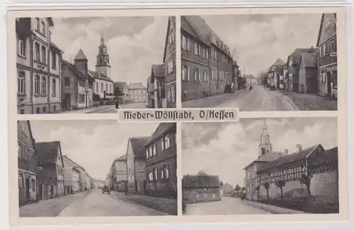 99307 Mehrbild Ak Nieder-Wöllstadt Oberhessen Stadtansichten um 1930