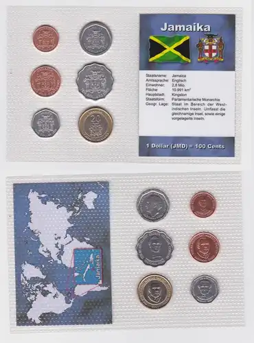 Kursmünzsatz KMS 5 Münzen Jamaika Stgl. im Blister (117713)