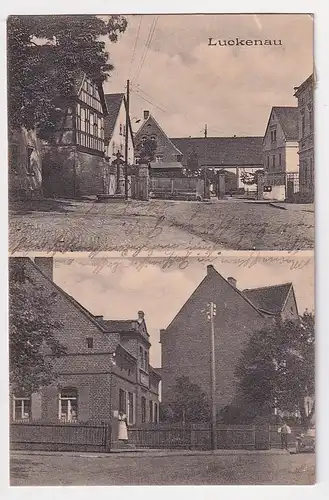 51080 Mehrbild Ak Luckenau bei Zeitz Ortsansichten 1918