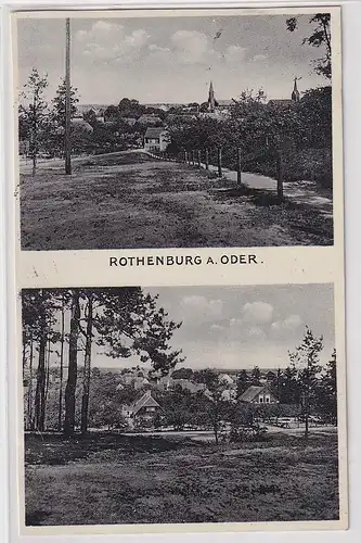 28604 Mehrbild Ak Rothenburg an der Oder Czerwieńsk 1936