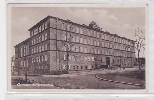 904466 Ak Chemnitz Realgymnasium um 1930