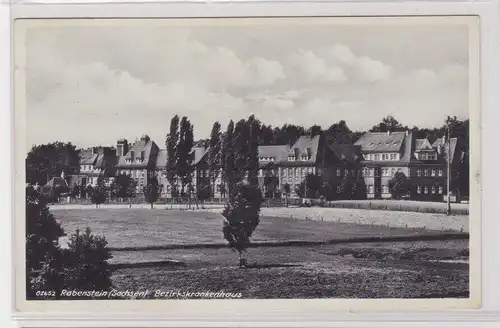 905234 Ak Rabenstein (Sachsen) Bezirkskrankenhaus 1938
