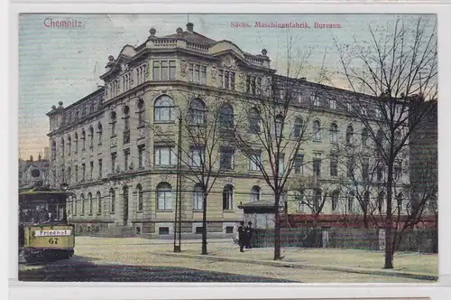 904770 Ak Chemnitz sächsische Maschinenfabrik Bureaux 1910