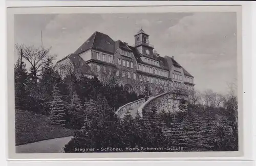 905875 Ak Siegmar-Schönau - Hans Schemm-Schule um 1920
