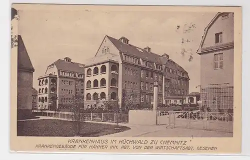 905549 Ak Krankenhaus im Küchwald zu Chemnitz, Krankengebäude f. Männer Inn. Abt