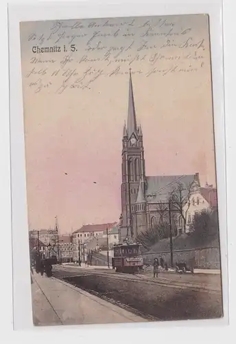 904903 Ak Chemnitz Nikolaikirche 1909
