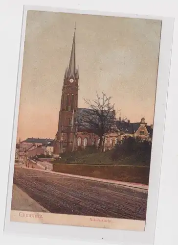 904896 Ak Chemnitz Nikolaikirche 1904