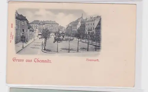 906078 Ak Gruss aus Chemnitz - Neumarkt um 1900