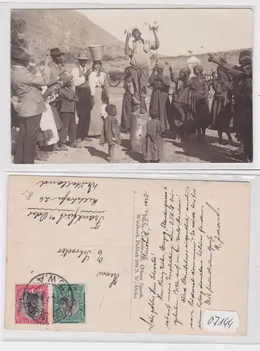 07144 Foto Ak Süd West Afrika Eingeborene 1927