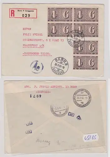 45185 Schweiz Ersttagsbrief FDC 100 Jahre Schweizerische Briefmarken 1943