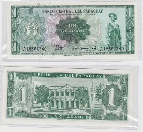 1 Guranies Banknote Paraguay 25. März 1952 Pick 193 UNC bankfrisch (165705)