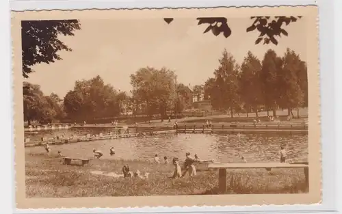 906105 AK Grüna i. Sachsen - Sommerbad um 1940