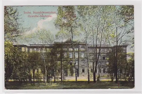 906115 Ak Chemnitz - techn. Staatslehranstalten, Gewerbe-Akadamie 1906