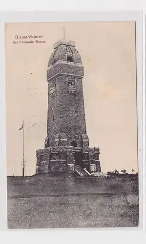 905977 Ak Partie am Bismarckturm bei Chemnitz-Borna 1924