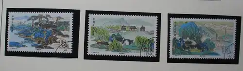 hübsche VR China Briefmarken Sammlung etwa 1991 bis 2000 gestempelt (110194)