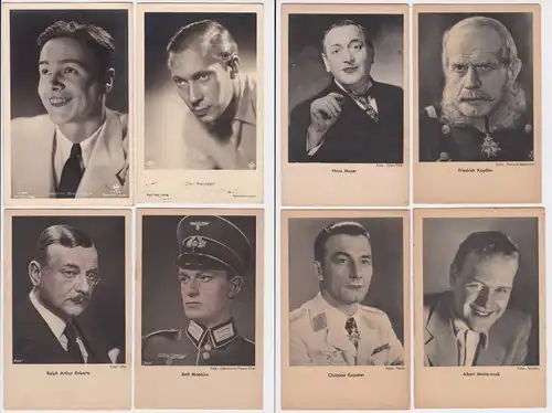 67599/8 Ak von meist UFA Film Stars Schauspielern um 1940