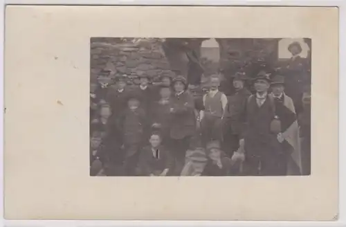 07440 Foto Ak Petersberg Nachtfahrt des CVJM um 1915