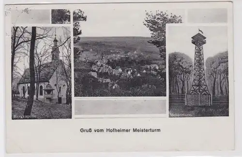 15926 Mehrbild Ak Gruß vom Hofheimer Meisterturm 1935