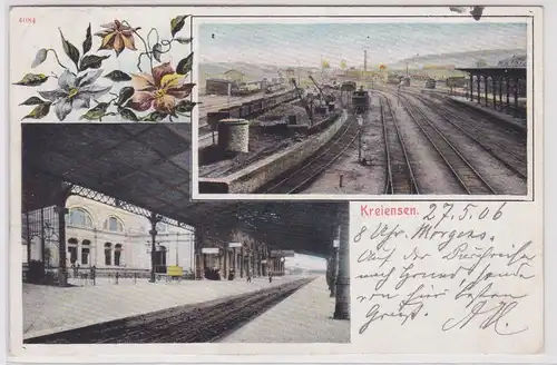902321 Mehrbild Ak Kreiensen Bahnhof und Bahnanlagen 1906