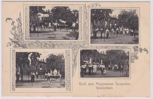 902411 Mehrbild Ak Gruß vom allgemeinen Turnverein Großenhain um 1910