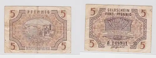 5 Pfennig Banknote Rheinland Pfalz Landesregierung 15.10.1947 (159418)