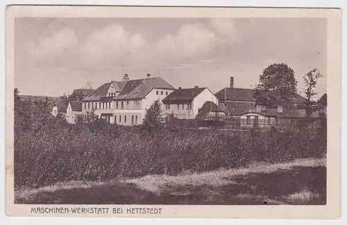 93770 Ak Maschinen-Werkstatt bei Hettstedt 1928