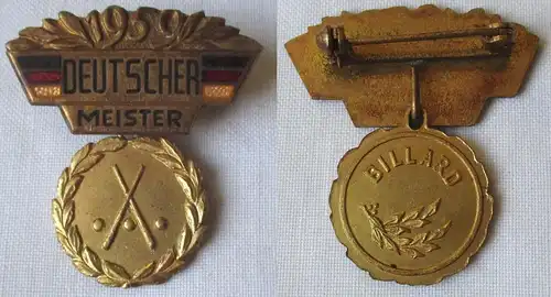 DDR Abzeichen Sport Deutscher Meister 1959 im Billard (162755)