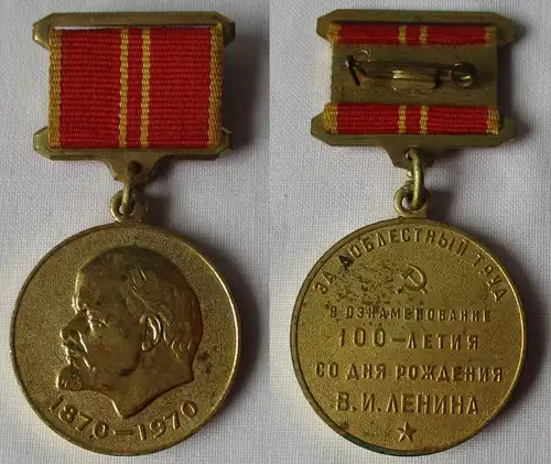 UdSSR Medaille zum 100 Geburtstag Lenins-1870-1970.Für Ausländer (160509)