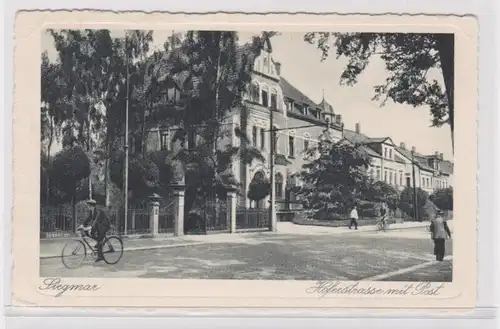 906022 Ak Siegmar - Hoferstraße mit Post 1931