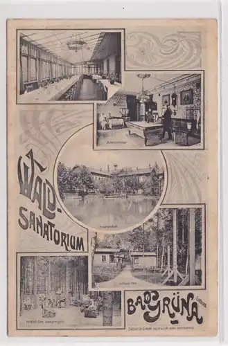 906021 Mehrbild Ak Wald-Sanatorium Bad Grüna 1917