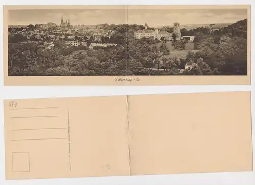 904519 Klapp Ak Waldenburg i. Sachsen - Panoramaansicht um 1920