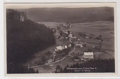 905905 Ak Höhenluftkurort Eiland (Ostrov u Tisé) - Grenz-Eingang 1930