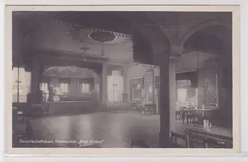 21030 Ak Restaurant "Bad Grüna" - Gesellschaftssaal 1925
