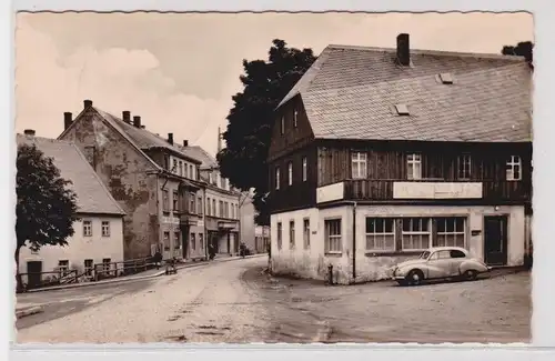 83769 Ak Frauenstein - HO-Hotel "Frauensteiner Hof", Silbermannshaus 1962