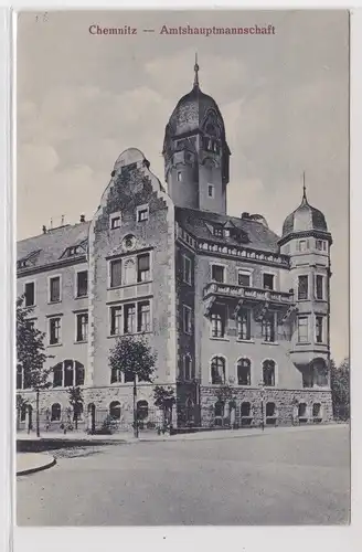 905173 Ak Chemnitz - Amtshauptmannschaft, Straßenansicht 1934