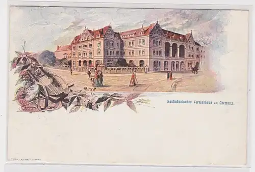 905321 Ak kaufmännisches Vereinshaus zu Chemnitz um 1920