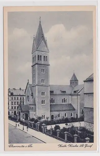 905194 Ak Chemnitz i. Sa. - Kath. Kirche St. Josef um 1910