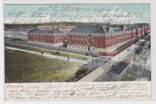 904642 Ak Chemnitz- 181er Kaserne, Blick von oben auf Kaserne 1904