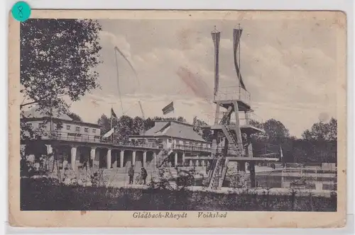 905805 Ak Gladbach-Rheydt - Volksbad mit Sprungturm 1937